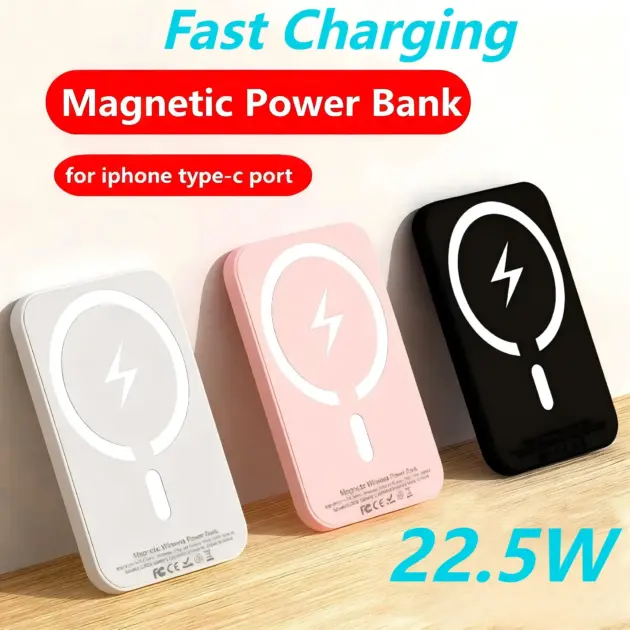 10000mAh Power Bank PD20W Fast Charging Portable Charger Battery Pack for Phone,Camping Travel Essentials